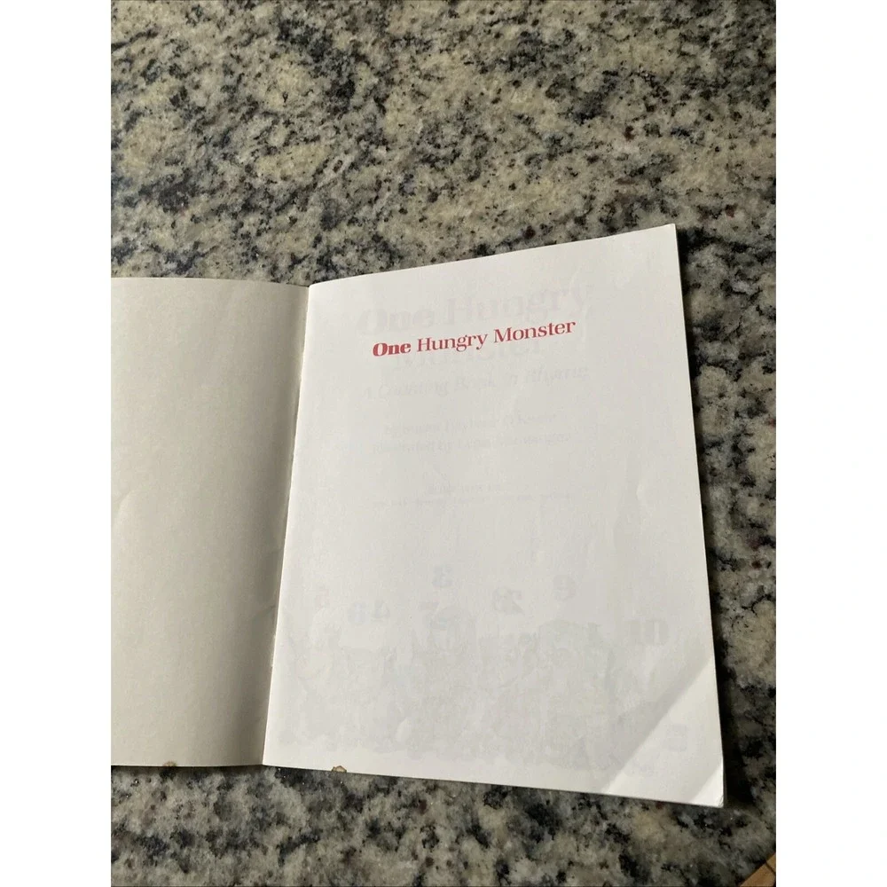 One Hungry Monster : A Counting Book in Rhyme Hardcover‎ Susan Hey